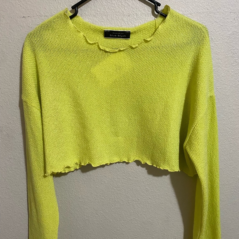 long sleeve crop hoodie